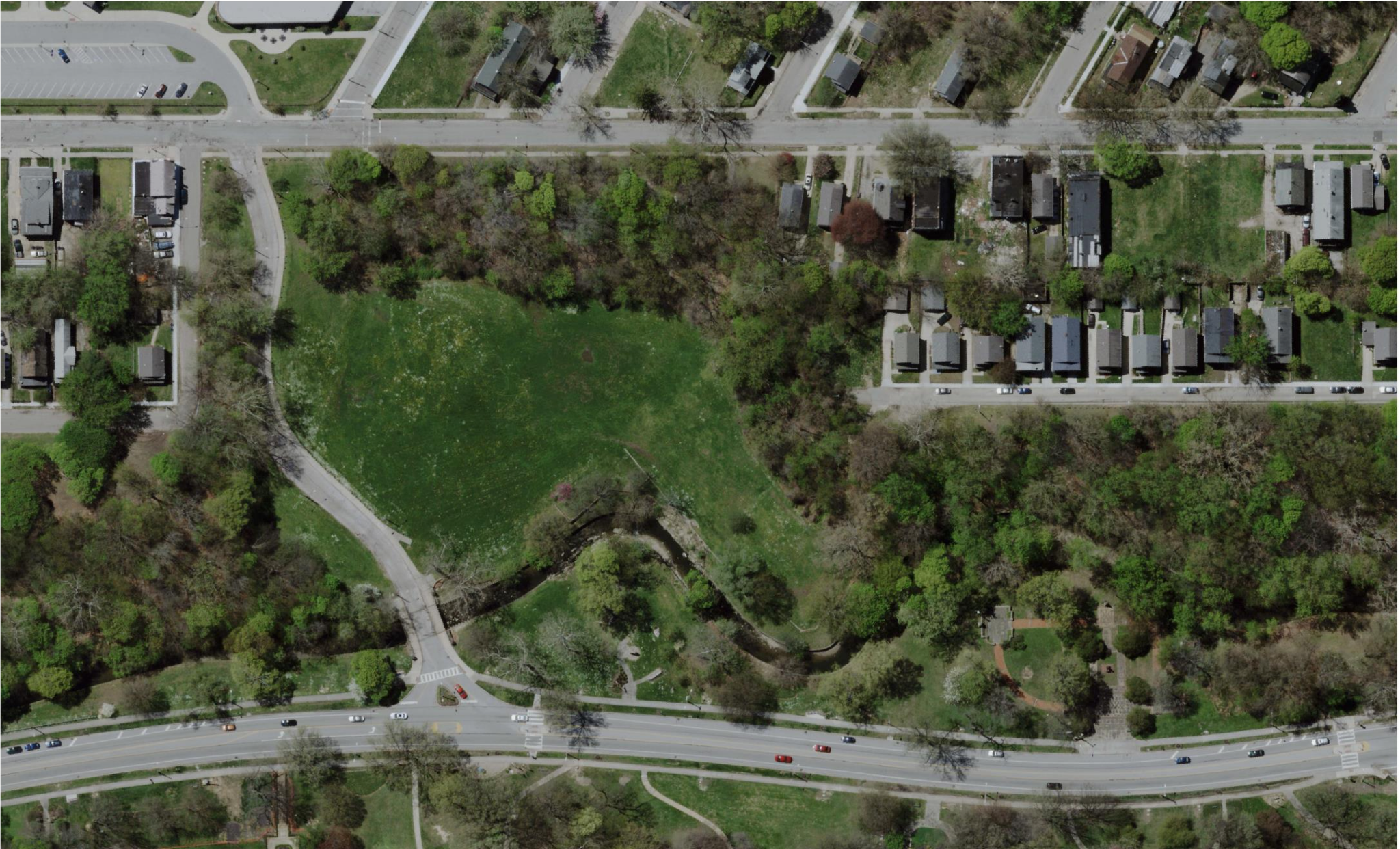 Sowinski Park on Google Earth.